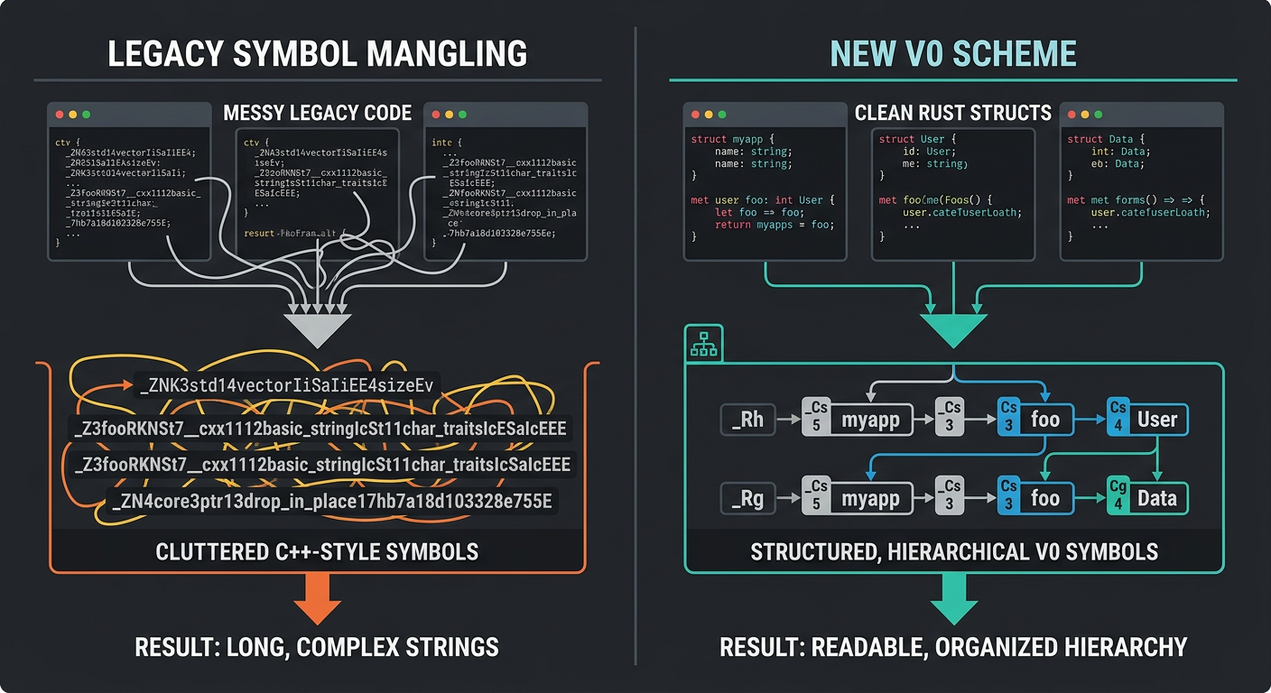 A conceptual workflow diagram comparing legacy sym...
