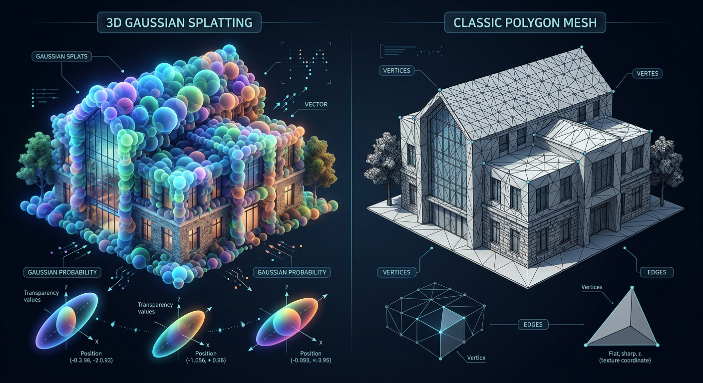 A detailed 3D comparison diagram explaining how 3D...