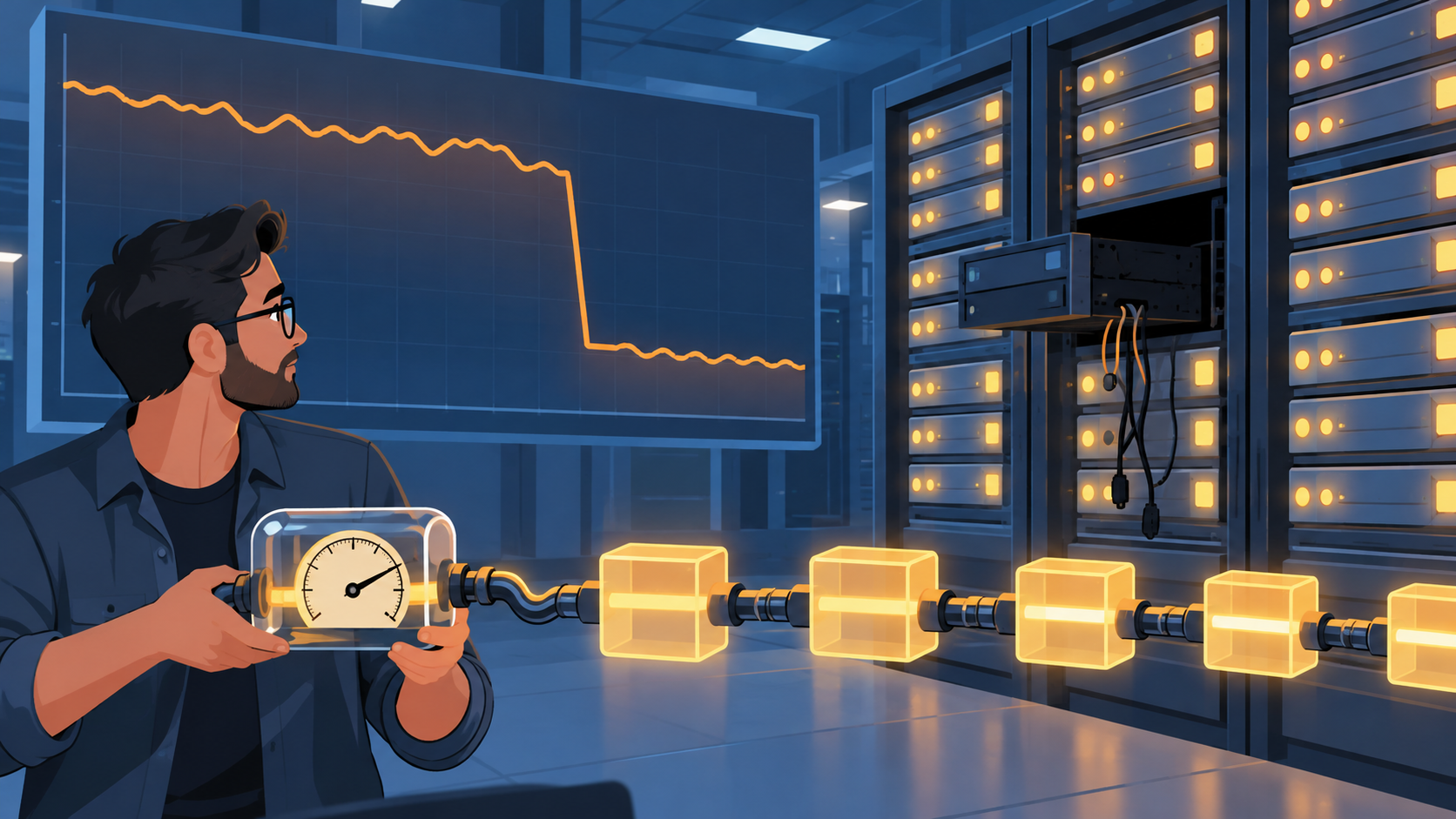 ICP dashboard cycle-burn drop traced to a metrics storage outage